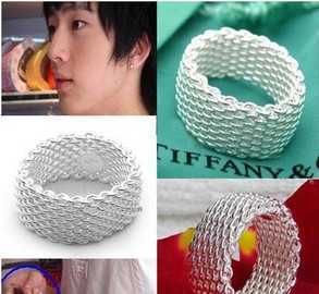 廠家直批 外貿蒂芙妮名貴絲網戒指/尾戒/指環 925銀飾品加工定做_禮品、工藝品、飾品_世界工廠網中國產品信息庫