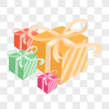 手繪禮品盒圖片