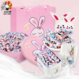 上海特產冠生園大白兔奶糖禮盒生日圣誕節禮物零食品50 520克圖片大全 郵樂官方網站