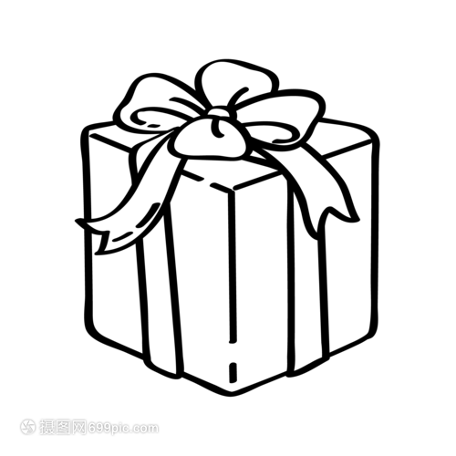 禮盒簡筆畫