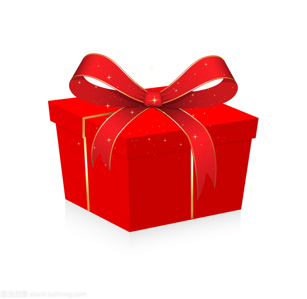 生日禮物盒矢量圖
