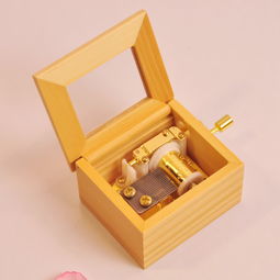 木質(zhì)手搖鍍金卡農(nóng)音樂盒 八音盒精品生日禮物創(chuàng)意男送女友禮品